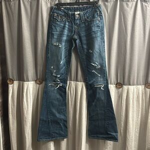 True Religion Classic Blue Flare Jeans